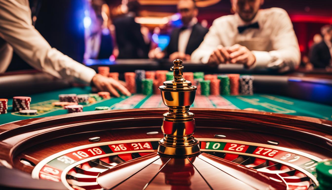 Cara bermain roulette langsung di kasino online